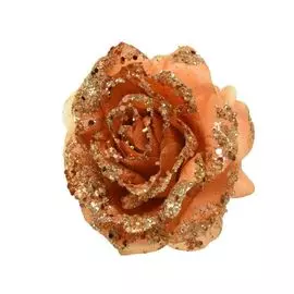 Цветок Kaemingk 629537 декор на клипсе 14x9 см