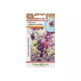 Цветы алиссум Русский огород снежная королева смесь