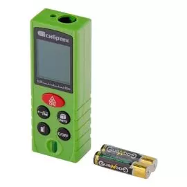 Дальномер лазерный Сибртех pm-60 60м пузырьковый уровень