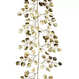 Декор Goodwill Ветка Эвкалипта золотистая 183 см