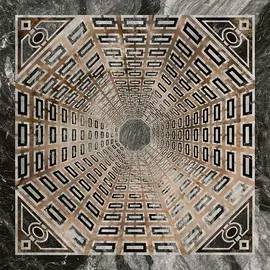 Декор Kerama Marazzi Арката Серый темный лаппатированный SG013402R\D 119,5х119,5 см