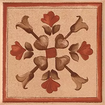 Декор Kerama Marazzi Ферентино 10x10 см Коричневый AD/B45/33015