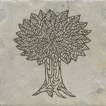 Декор Kerama Marazzi Каламкари Дерево серый 9,9x9,9 см A2399/1255T