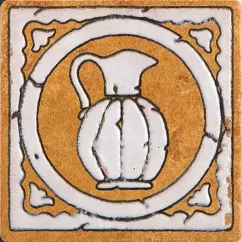 Декор Kerama Marazzi Ницца Светло-бежевый 9,9x9,9 E1753/1227T