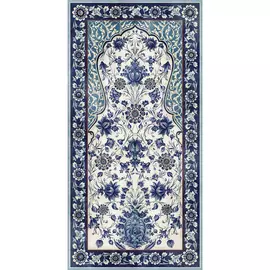 Декор Kerama Marazzi Орнамент синий обрезной 119,5x238,5 см VT/A22/SG5918R