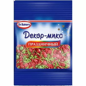 Декор-микс Dr. Bakers праздничный 10 г