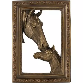 Декор настенный Glasar Лошади30х7х36 см