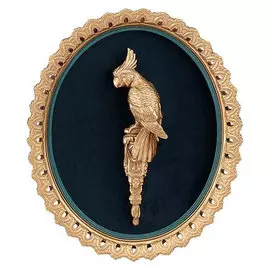 Декор настенный Glasar Попугай 25x4x29см