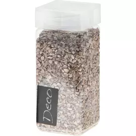 Декор ракушки Eurosand измельченные 2-5 мм коричневые в квадратной банке