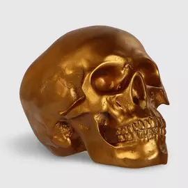Декорация Long Cheng Yiwu City череп золотой