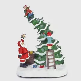 Декорация новогодняя светящаяся Kaemingk 16х19х27 см