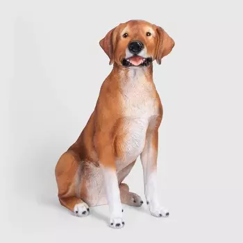 Декоративная фигура Тпк полиформ Лабрадор сидит Н-78см,L-65см,В-37см