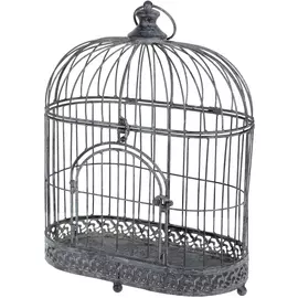 Декоративная клетка Anxi jiacheng серая 38х20х55 см