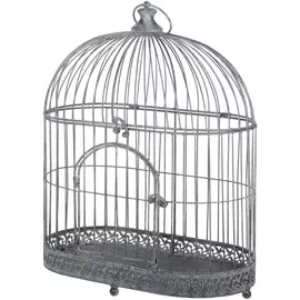 Декоративная клетка Anxi jiacheng серая 48х27х67 см