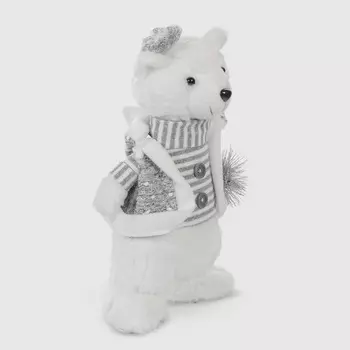 Декоративная мягкая игрушка Sote toys Медведица 35 см