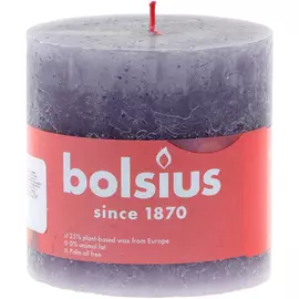 Декоративная свеча Bolsius Shine Лаванда 10х10 см