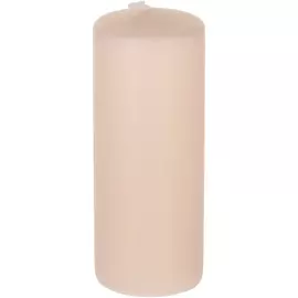 Декоративная свеча Wenzel Velours кремовая 6х15 см