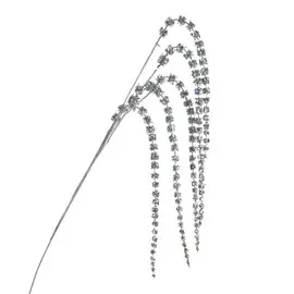 Декоративная ветка Goodwill серебро 115 см