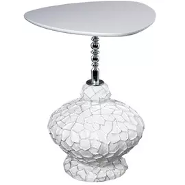 Декоративный столик Bogacho "ЛЕбес", Айс(БЛ), цвет столешницы Айс(БЛ)