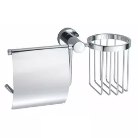 Держатель бумаги и освежителя Wasserkraft серебряный