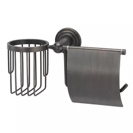 Держатель для бумаги и освежителя Wasserkraft темная бронза