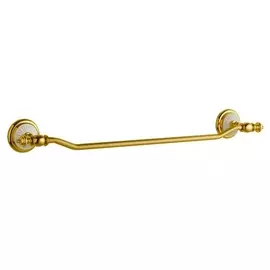 Держатель для полотенца Boheme Bianco Palazzo золотой 61х8,5х6,5 см