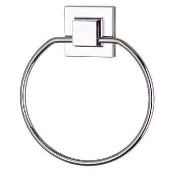 Держатель для полотенца Teknotel круг, самоклеящийся, хром