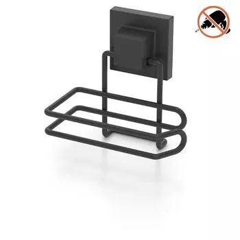 Держатель для туалетной бумаги Teknotel самоклеящийся черный