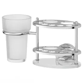 Держатель для зубных щеток со стаканом Fbs Ellea ELL 061