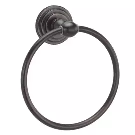 Держатель полотенец кольцо Wasserkraft темная бронза