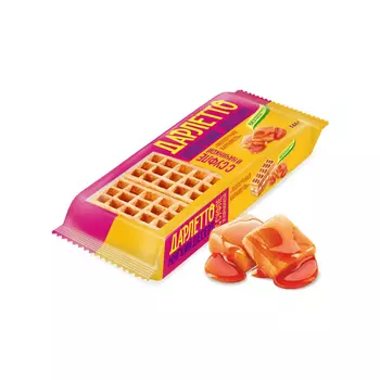 Десерт мягкий Дарлетто с начинкой молочная карамель 144 г