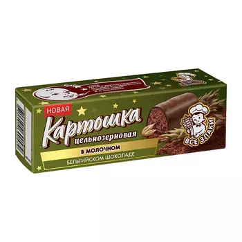 Десерт Первый Шоколатье Картошка цельнозерновая в молочном бельгийском шоколаде 10,5%, 60 г