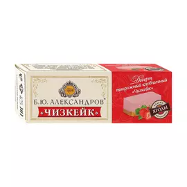 Десерт творожный РостАгроКомплекс Чизкейк клубничный 15% 40 г
