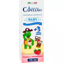 Детская зубная паста Pasta del Capitano Клубника 3+ 75 мл
