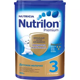 Детское молочко Nutrilon 3 Premium с 12 месяцев 800 г