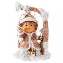 Девочка на качеле в шапке н-48см Тпк полиформ