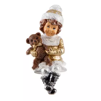 Девочка сидит с мишкой ТПК Полиформ 22 см