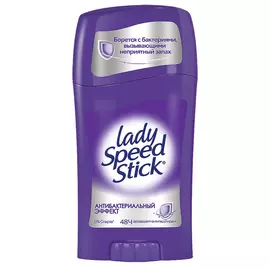 Дезодорант-антиперспирант женский Lady Speed Stick Антибактериальный эффект, 45 г
