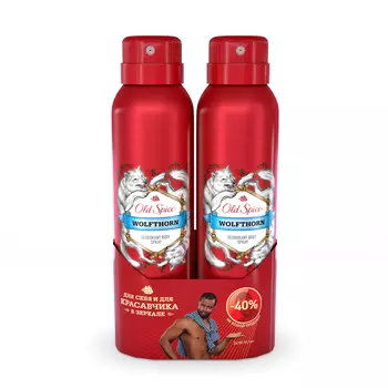 Дезодорант Old Spice Wolfthorn 2x150 мл