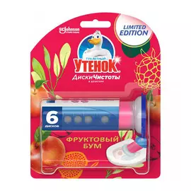 Диски чистоты Туалетный утенок Фруктовый бум 38 г
