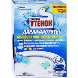 Диски чистоты Туалетный утенок Морская свежесть 38 г