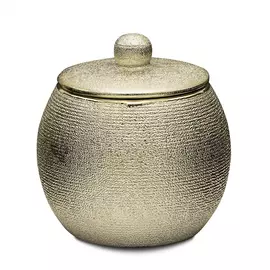 Диспенсер для ватных дисков Ridder Lucida золотой 9,5х9,6х9,5 см