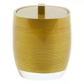 Диспенсер для ватных палочек Primanova Honeymoon золотой 9х12 см