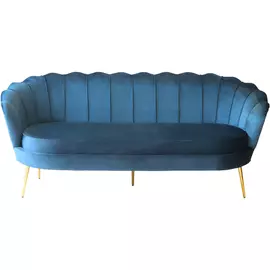 Диван 3-х местный Shanshi эмили синий 180x77xh76cm