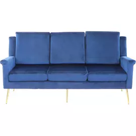 Диван 3-х местный Shanshi лили синий 180x83xh96cm