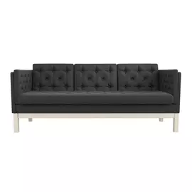 Диван AS Алана б 193x82x83 беленый дуб/черный