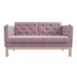Диван AS Алана м 154x82x83 сосна/розовый