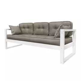 Диван AS Алекс б 178x73x64 белый/бейдж