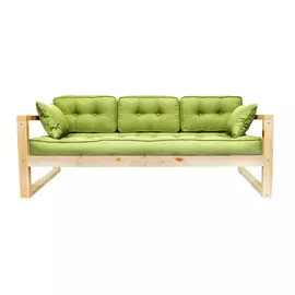 Диван AS Алекс б 178x73x64 сосна/зеленый