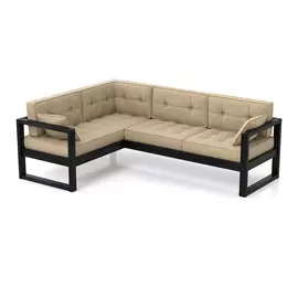 Диван AS Алекс у 220x160x80 венге/бежевый